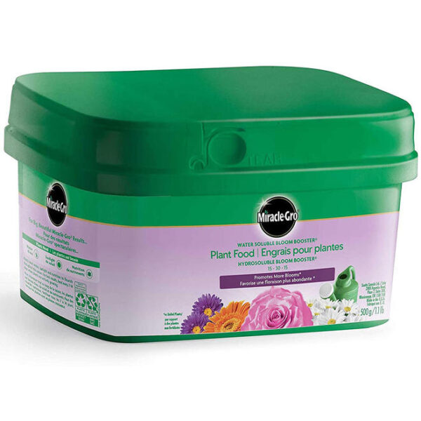 Water Soluble Bloom Booster Plant Food 15-30-15 500g - Miracle-Gro